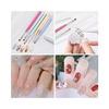 UNIQ Nail art pensler - 6 stk.