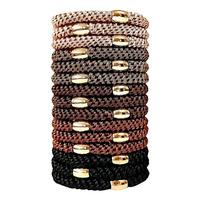 SOHO Nubia Hårelastikker Bronze - 15 stk.