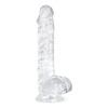 Addiction Jelly Dildo with balls - 15 cm.