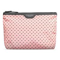 Gillian Jones Toilettaske i 100% genanvendt plastik rose m. sort print - 1 stk