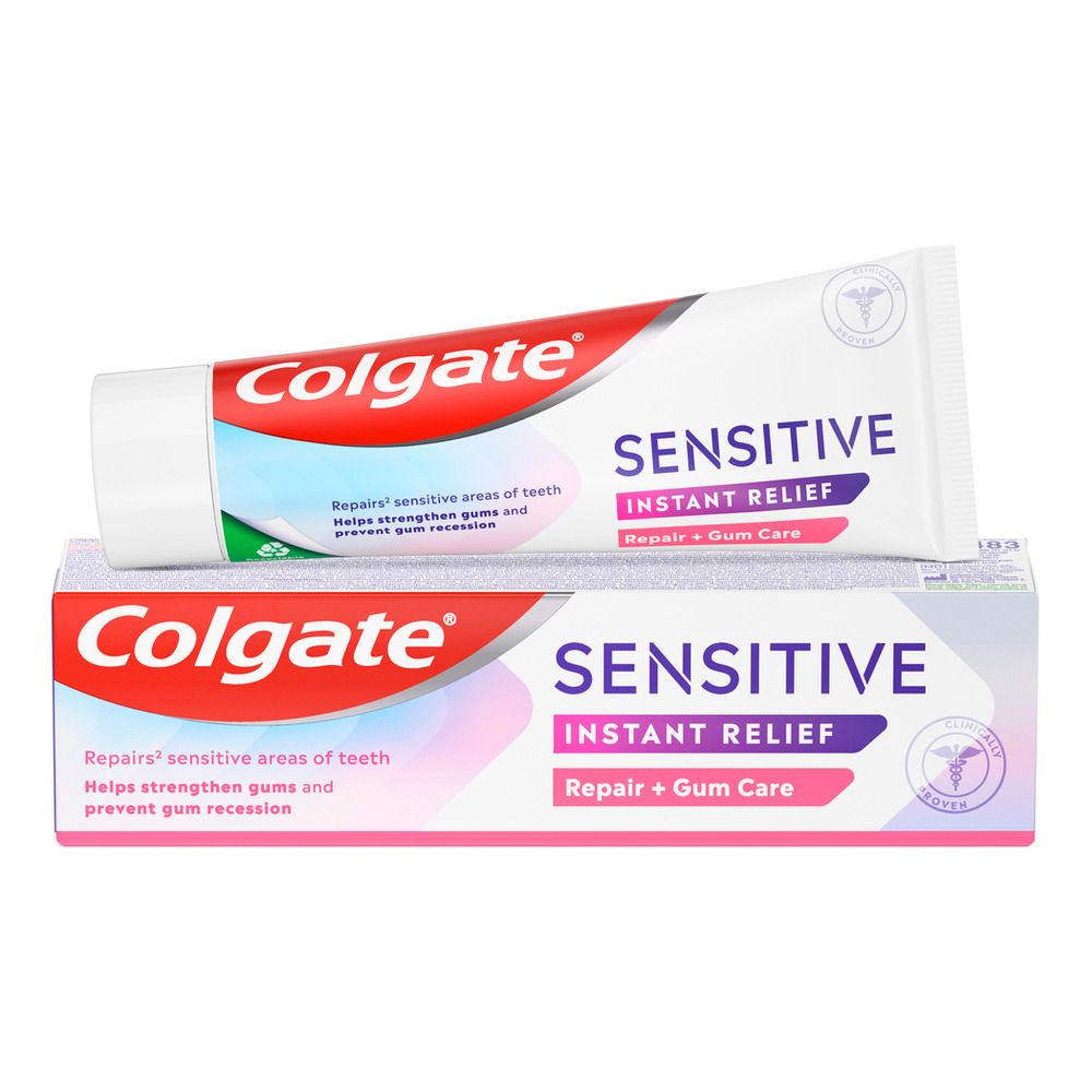 Køb Colgate Sensitive Instant Relief Repair + Gum Care Tandpasta