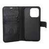 RadiCover Wallet Case 2i1 Anti-stråling Læder MagS Sort - iPhone 15 Pro - 1 stk.