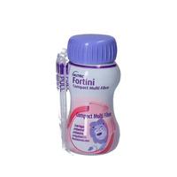 Fortini Compact Multi Fibre - 4 x 125 ml - Jordbær