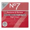 No7 Restore & Renew Multi Action Night Cream - 50 ml.