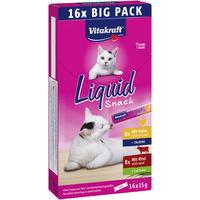 Vitakraft Cat Liquid Snack Multipack - 16x15 g.