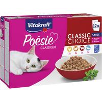 Vitakraft Poésie Classique vådmad til kat multipak, sauce - 12 stk