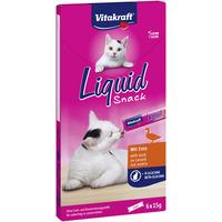 Vitakraft Cat Liquid Snack, and og Beta-glukaner - 6x15g