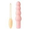 Amaysin Beaded Dildo og Bækkenbundskugle Pleasure Sæt - 55 g.