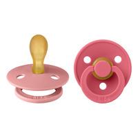 BIBS Colour Latex Symmetrisk Dusty Pink/Coral 2 pak - Str. 2