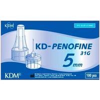 KD-Penofine Penkanyle 31G 0.25 x 5 mm, Lyslilla - 100 stk.