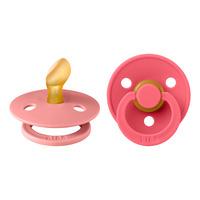 BIBS Colour Latex Anatomisk Dusty Pink/Coral 2 pak - Str. 1