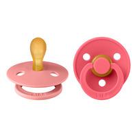 BIBS Colour Latex Symmetrisk Dusty Pink/Coral 2 pak - Str. 1