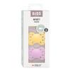 BIBS Infinity Symmetrisk Silicone Pale Butter/Violet Sky 2 pak - flere størrelser