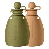 Mininor Smoothieflaske Mosgrøn/Rådyr 2 stk. - 120 ml.