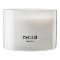 Meraki Duftlys Fresh Linen - 340 g.