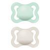 MAM Air Silikone Sut Grøn/Neutral 0-6 mdr. - 2 stk.