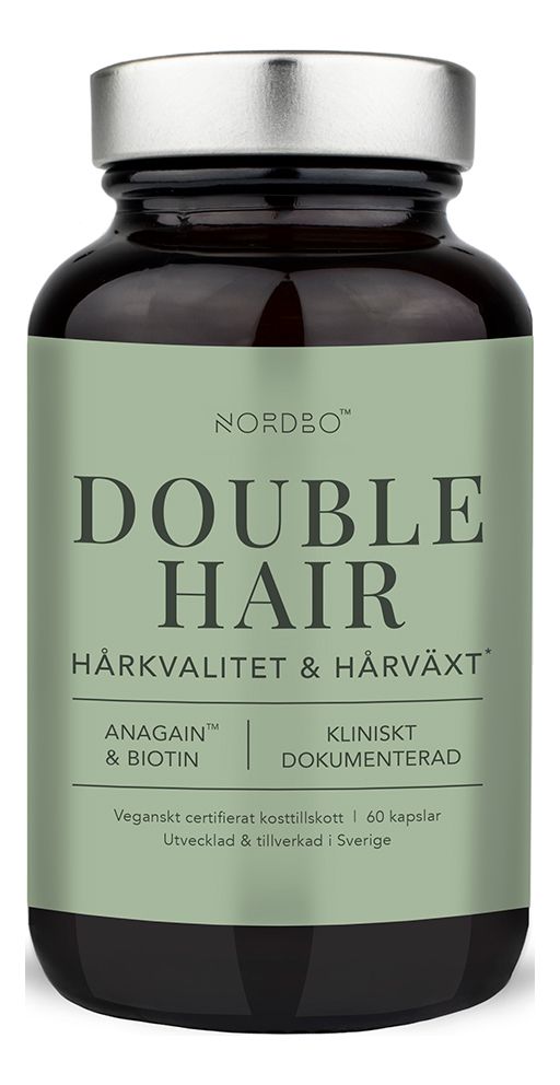 NORDBO Double Hair - 60 kaps.