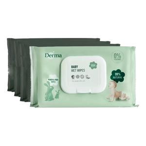 Pakketilbud Derma Eco Baby Vådservietter 4 X 64 Stk.