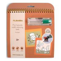 Filibabba Min Yndlings Vandmalebog i Skoven - 1 stk.