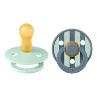 BIBS Studio Colour Block Latex Nordic Mint Petrol Mix 2 pak - Str. 2