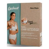Carriwell Graviditets- og Amme-BH m. Gel-Support Sort - Large