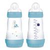MAM Easy Start Anti-Colic Sutteflaske 260 ml, Blå - 2 stk.