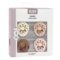 BIBS Boheme Latex Ivory/Blush/Woodchuck/Blossom 4 pak - Str. 2
