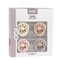BIBS Boheme Latex Ivory/Blush/Blossom/Dusky Lilac 4 pak - Str. 2