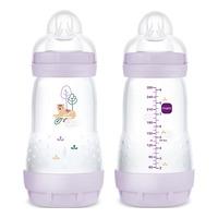 MAM Easy Start Anti-Colic Sutteflaske 260 ml, Lilla - 2 stk.