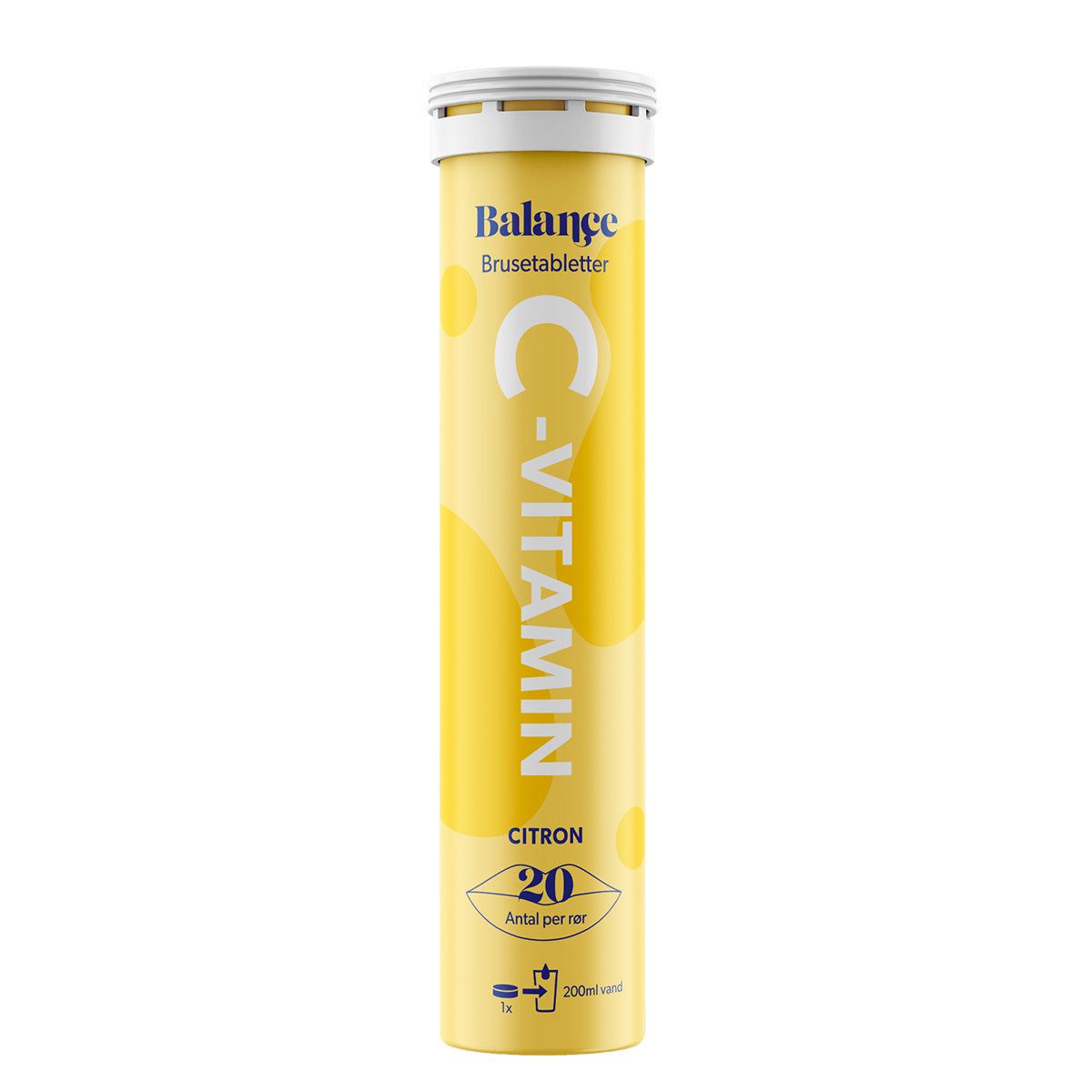 Balance C-vitamin Brusetabletter - 20 brusetabl.