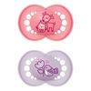MAM Original Silikone Sut Pink/Lilla 6-16 mdr. - 2 stk.