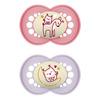 MAM Original Night Sut 6-16 mdr., Pink/Lilla - 2 stk.