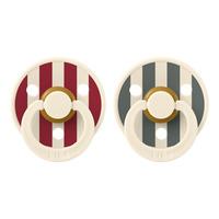 BIBS Studio Colour Block Latex Ruby Pine Mix 2 pak - Flere størrelser