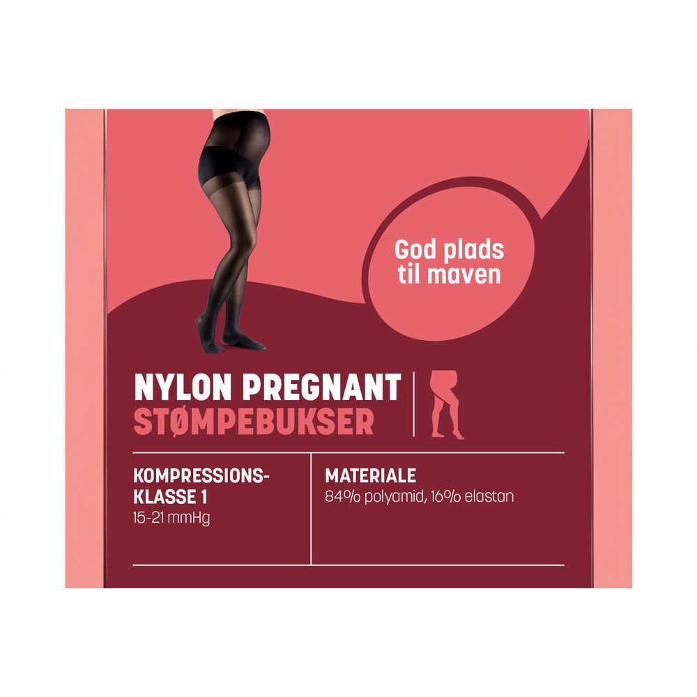 Køb Mabs Nylon Tights Pregnant - Flere størrelser hos Med24.dk