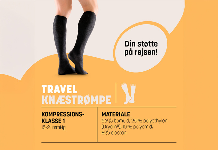 Køb Mabs Travel Cotton Knee Black - Flere størrelser hos Med24.dk