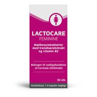 Lactocare Feminine med B2 vitamin - 30 kapsler