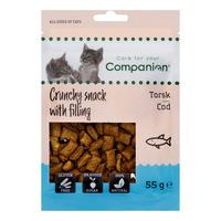 Companion Cat Crunchy Snack m. Torsk - 55 g.