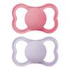 MAM Air Silicone Sut Pink/Lilla 16-36 mdr. - 2 stk.