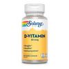 Solaray D-vitamin 30 µg - 100 kaps. (GWP)