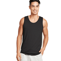 Boody Mens Singlet Black - 1 stk - Large