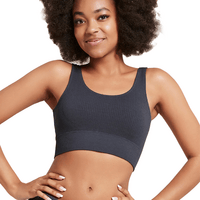 Boody Ribbed Seamless Bra Storm - 1 stk - Medium