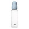 BIBS Baby Bottle Round Silicone 270 ml Medium Flow Baby Blue - 1 stk.