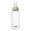 BIBS Baby Bottle Round Silicone 270 ml Medium Flow Sage - 1 stk.