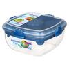 Sistema Salad Max to go - 1,63 L - Ocean Blue