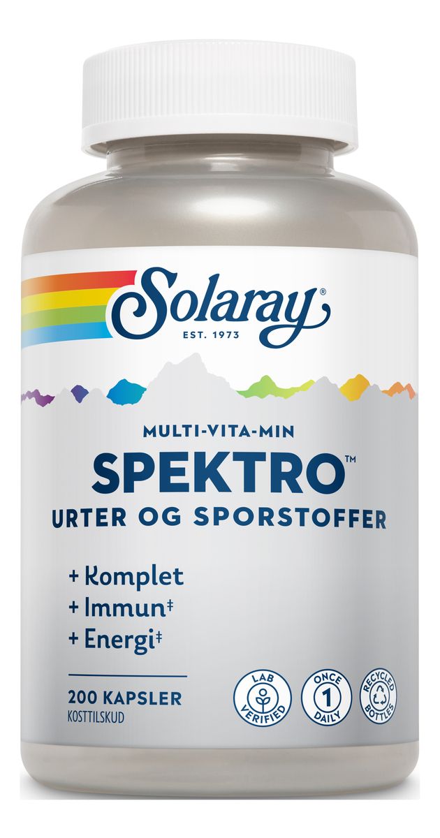 Solaray Spektro Multi-Vita-Min - 200 kaps.