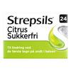 Strepsils Citrus (sukkerfri) - 24 stk halspastiller - Med24.dk