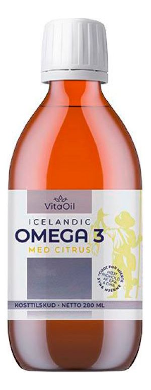 VitaOil Icelandic Omega 3 Med Citrus - 280 ml.