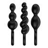 Satisfyer Booty Call Anal Plug sæt - Sort