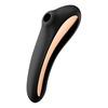 Satisfyer Dual Kiss Air Pulse Vibrator - Black