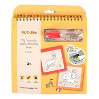 Filibabba Min Yndlings Vandmalebog Dinos - 1 stk